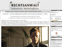 Tablet Screenshot of anwalt-herminghaus.de